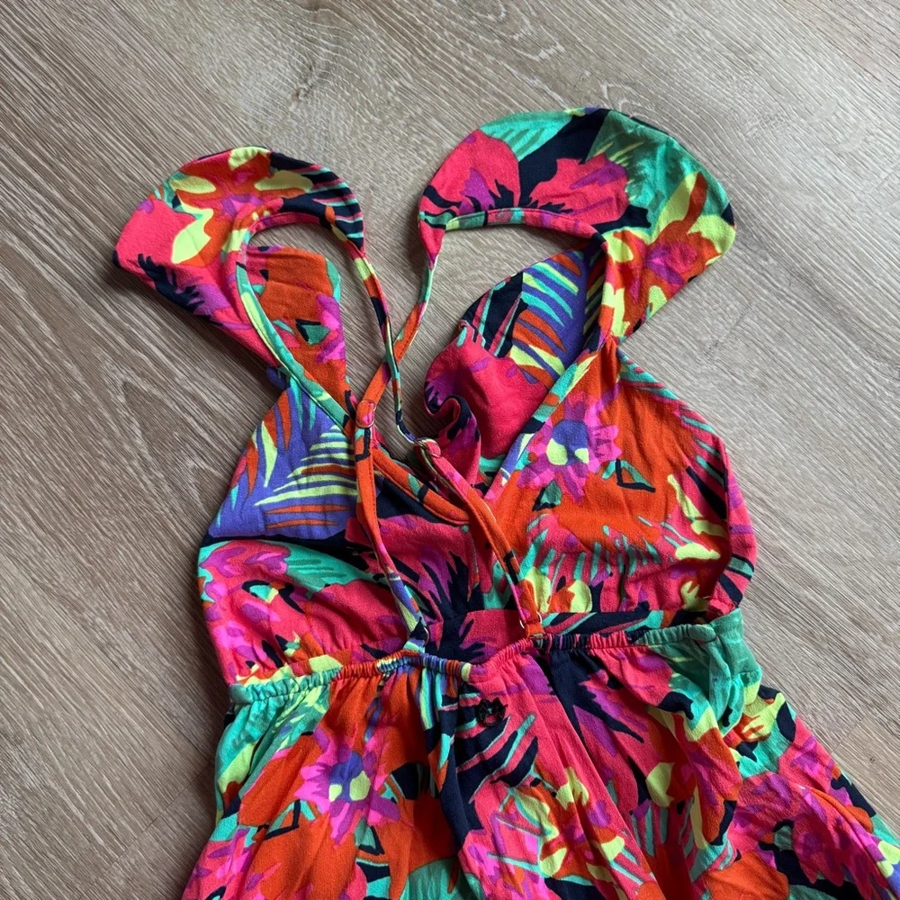 Maaji girls true love conquerer dress tropical floral 10 - Picture 7 of 8